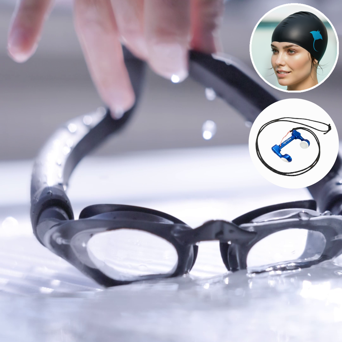 Lunettes apnée autocompensées