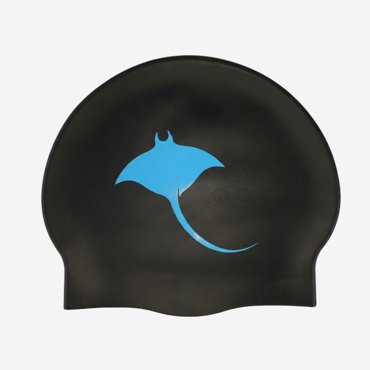Soft silicone swim cap