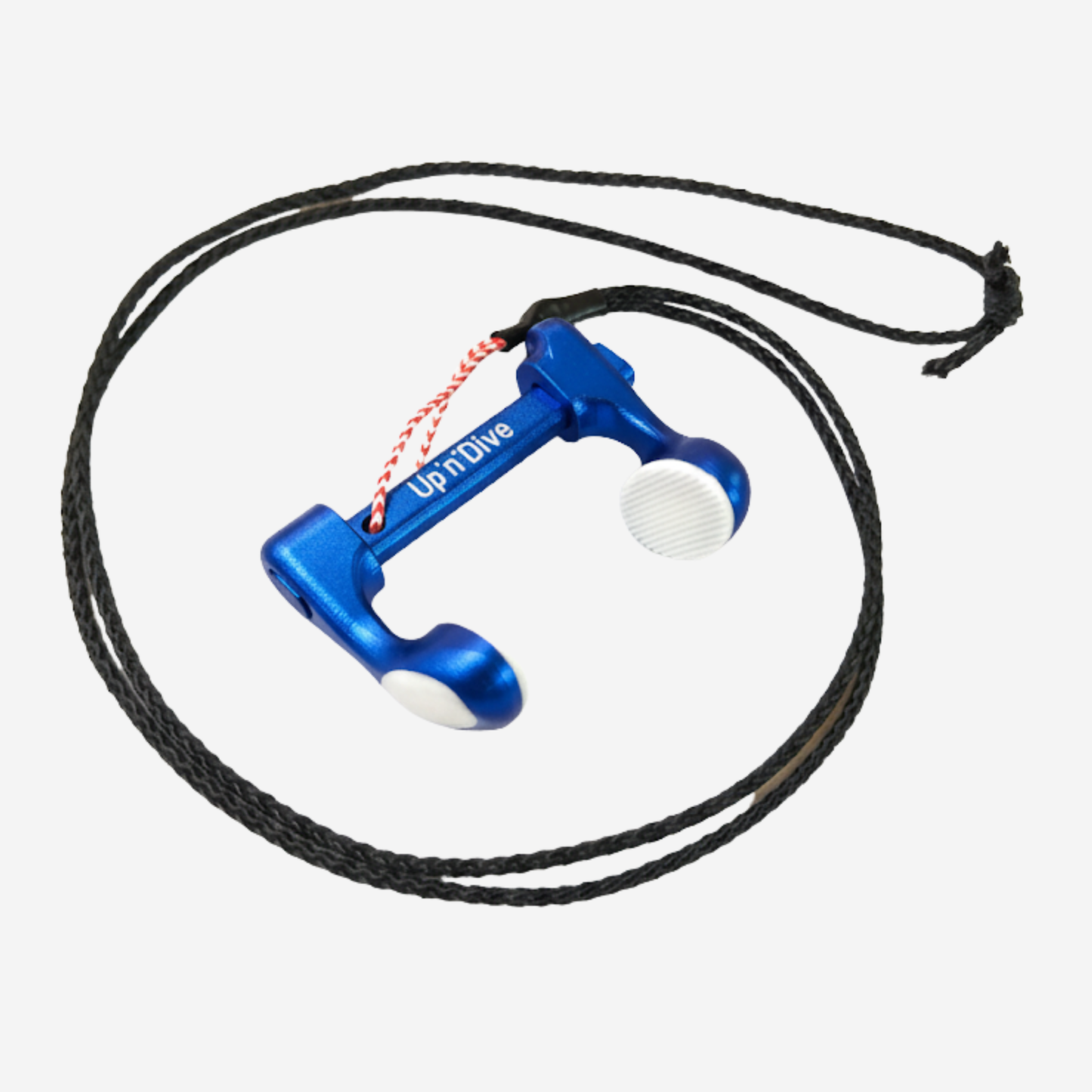 Aluminum and silicone noseclip